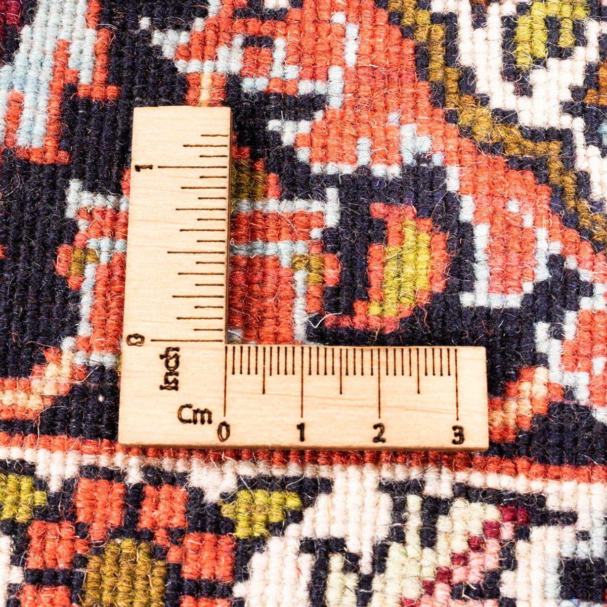 Persisk tæppe - Bijar - 250 x 172 cm - rød