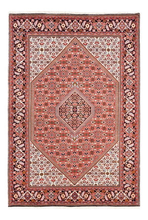 Persisk tæppe - Bijar - 235 x 168 cm - rød