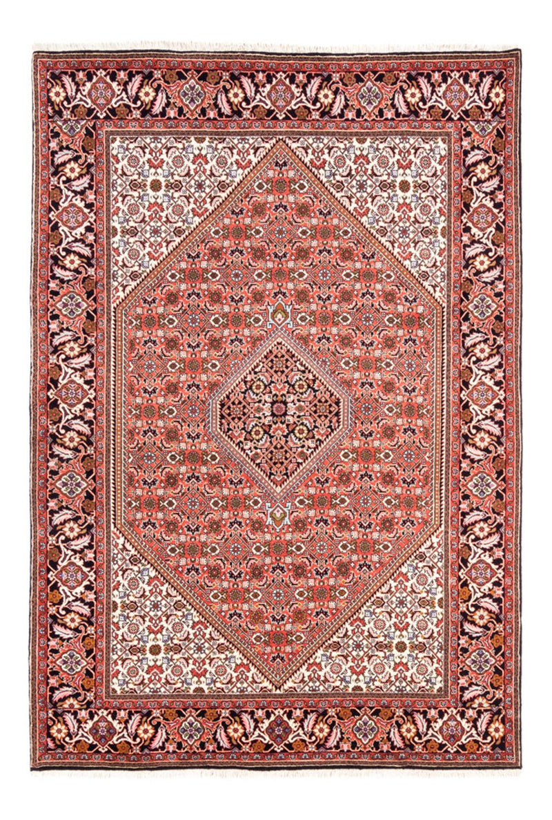 Persisk tæppe - Bijar - 235 x 168 cm - rød