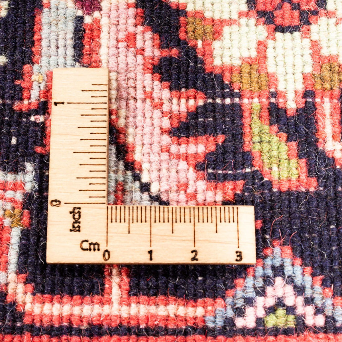 Persisk tæppe - Bijar - 235 x 168 cm - rød