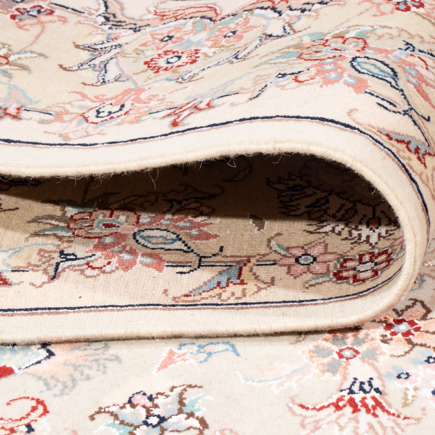 Persisk tæppe - Tabriz - Royal - 195 x 150 cm - creme