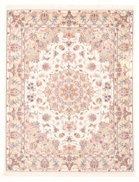 Persisk tæppe - Tabriz - Royal - 198 x 148 cm - creme
