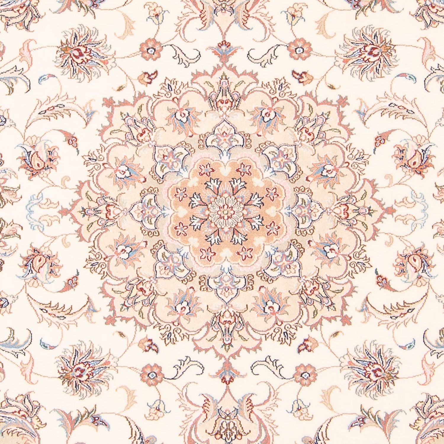 Persisk tæppe - Tabriz - Royal - 198 x 148 cm - creme