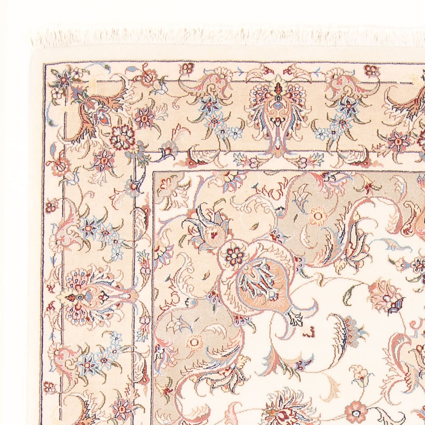 Tabriz - 50 Raj Tæppe 198x148cm - Persisk tæppe