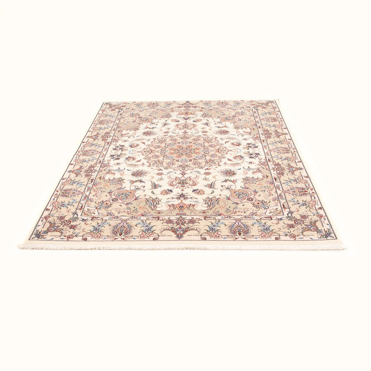 Persisk tæppe - Tabriz - Royal - 198 x 148 cm - creme