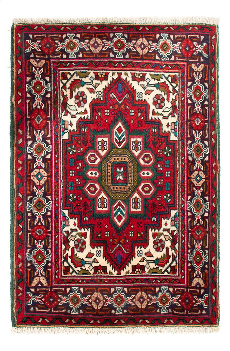 Persisk tæppe - Nomadisk - 88 x 58 cm - rød
