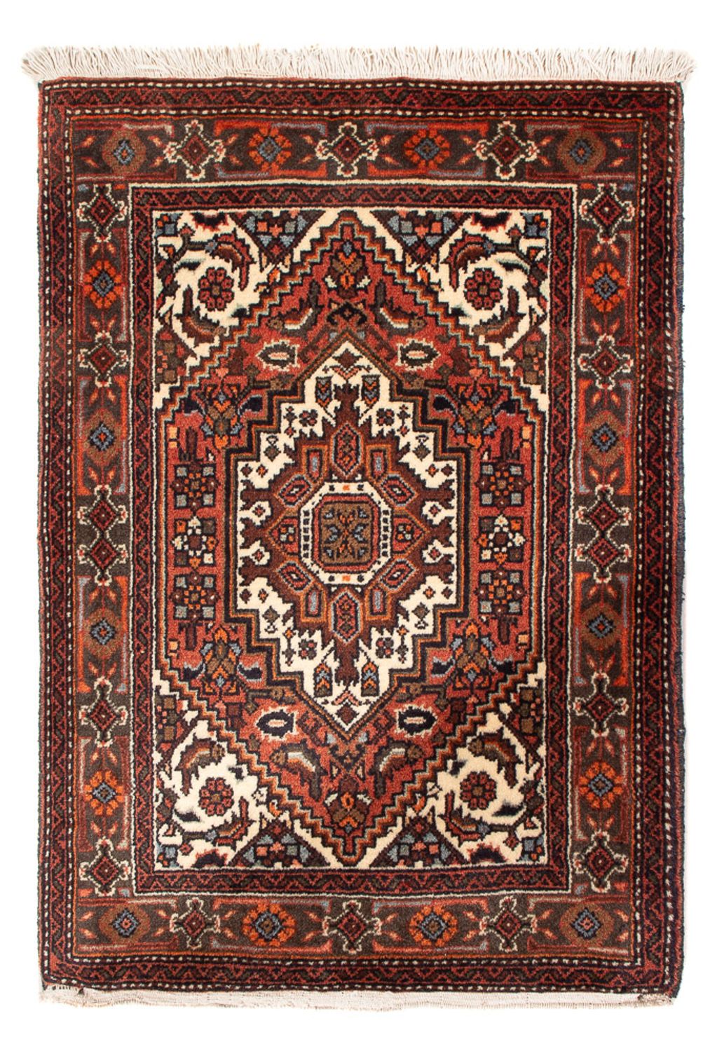 Persisk tæppe - Nomadisk - 90 x 61 cm - rød