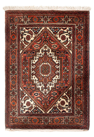 Persisk tæppe - Nomadisk - 90 x 61 cm - rød