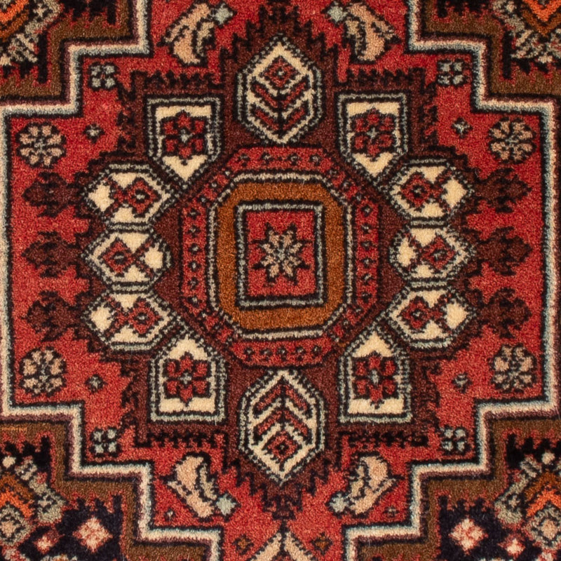 Persisk tæppe - Nomadisk - 90 x 60 cm - rød