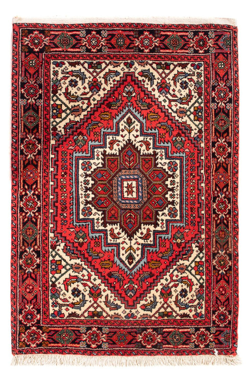 Persisk tæppe - Nomadisk - 91 x 62 cm - rød