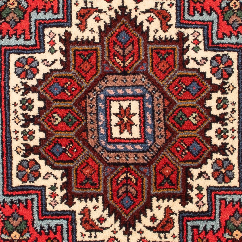 Persisk tæppe - Nomadisk - 91 x 62 cm - rød