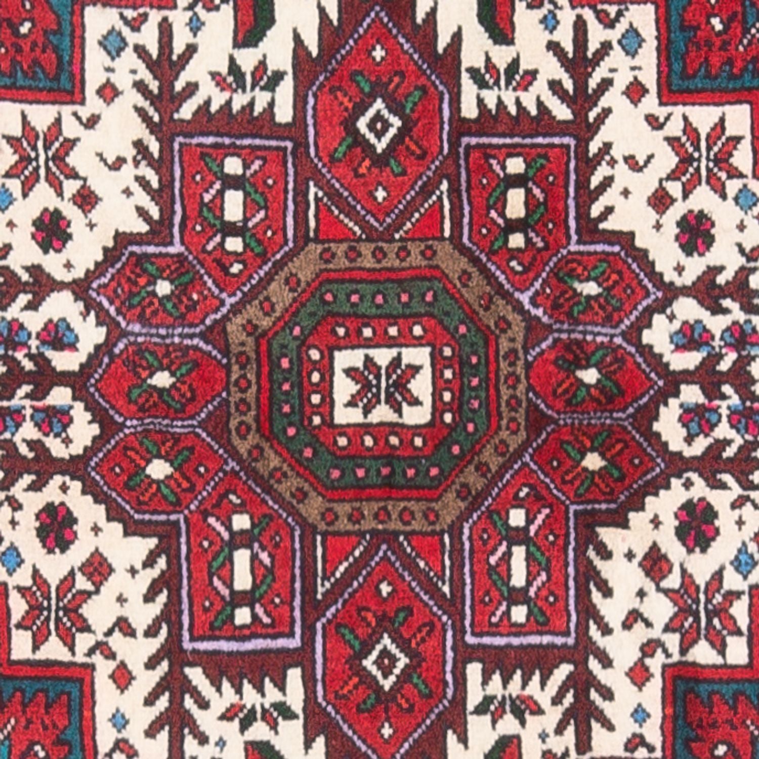 Persisk tæppe - Nomadisk - 125 x 76 cm - creme