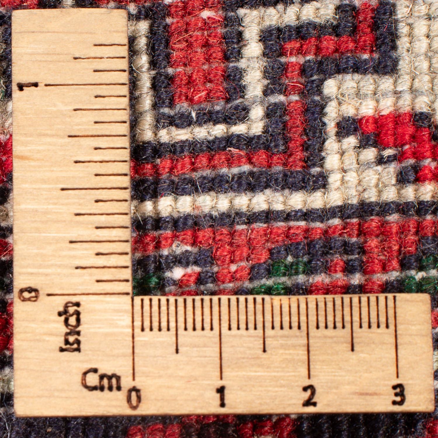 Persisk tæppe - Nomadisk - 125 x 76 cm - creme