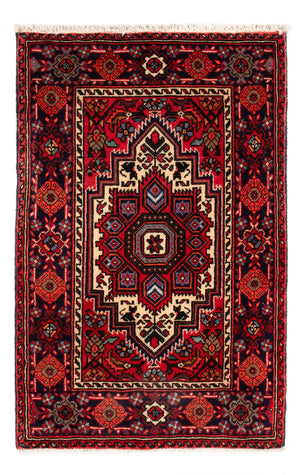Persisk tæppe - Nomadisk - 72 x 48 cm - rød