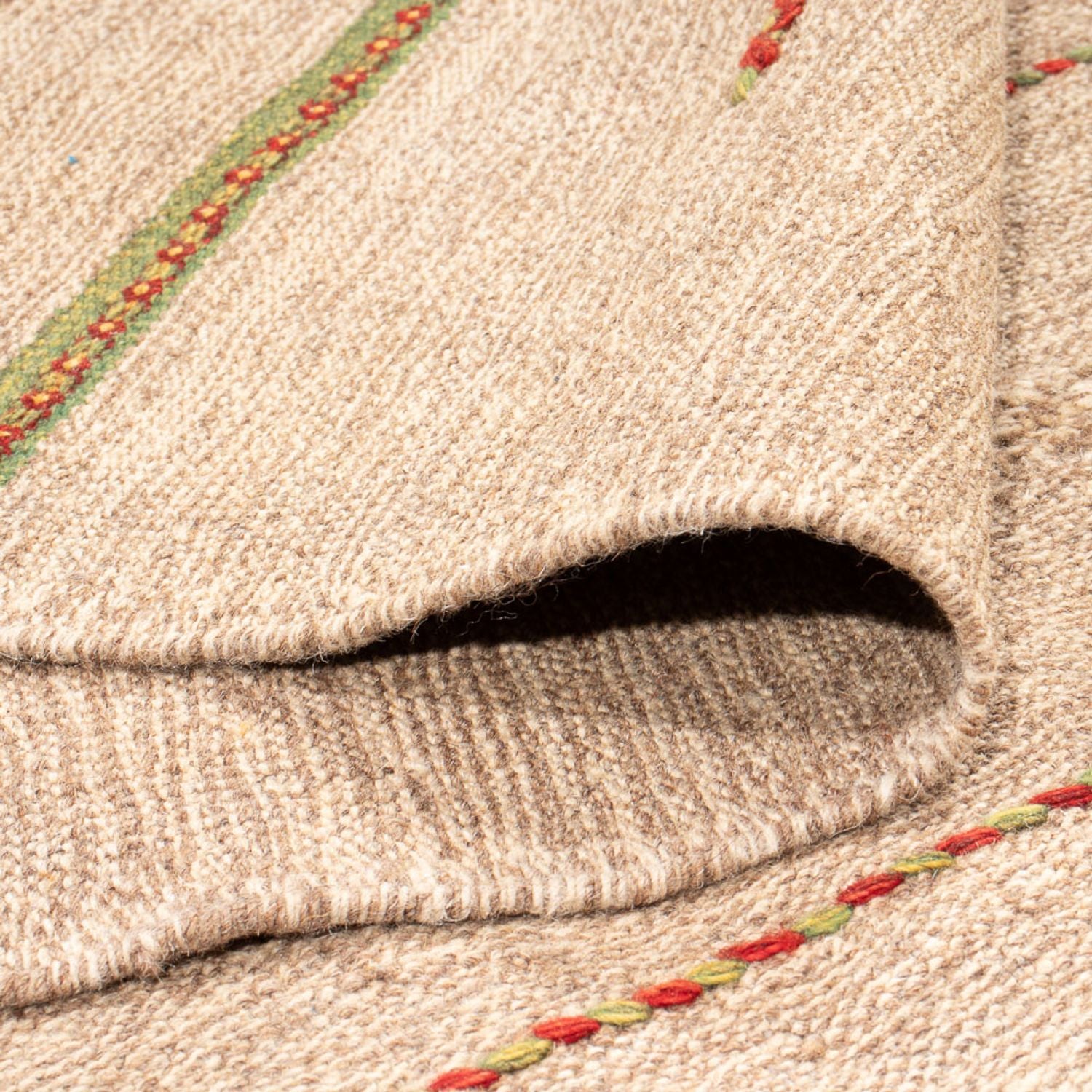 Kelim-tæppe - Trendy - 289 x 191 cm - lys beige