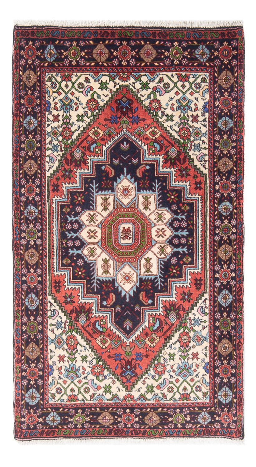 Persisk tæppe - Nomadisk - 132 x 76 cm - creme
