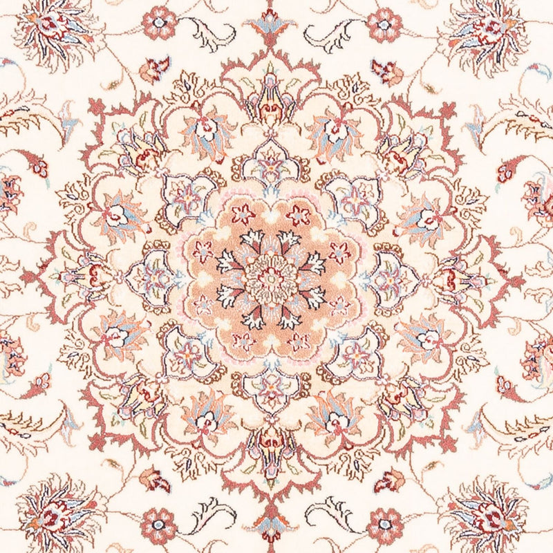 Persisk tæppe - Tabriz - 196 x 151 cm - creme