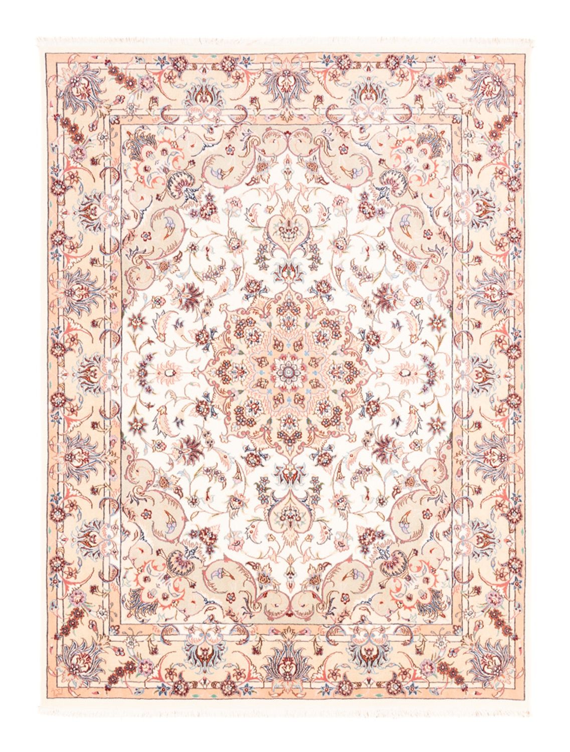 Persisk tæppe - Tabriz - 197 x 149 cm - creme