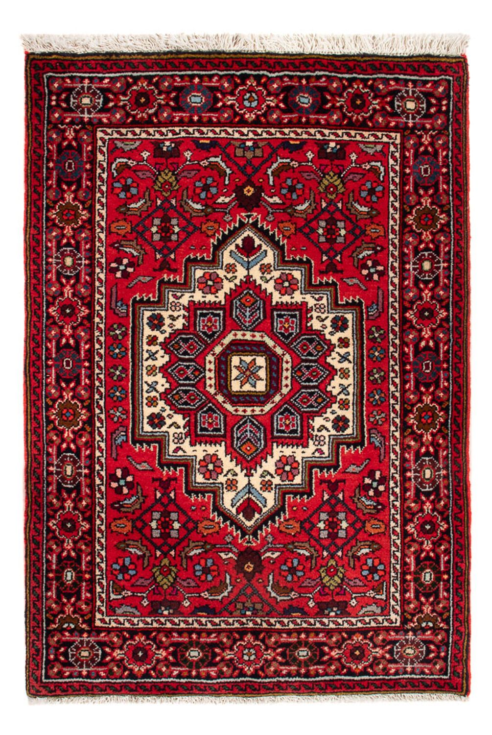Persisk tæppe - Nomadisk - 87 x 62 cm - rød