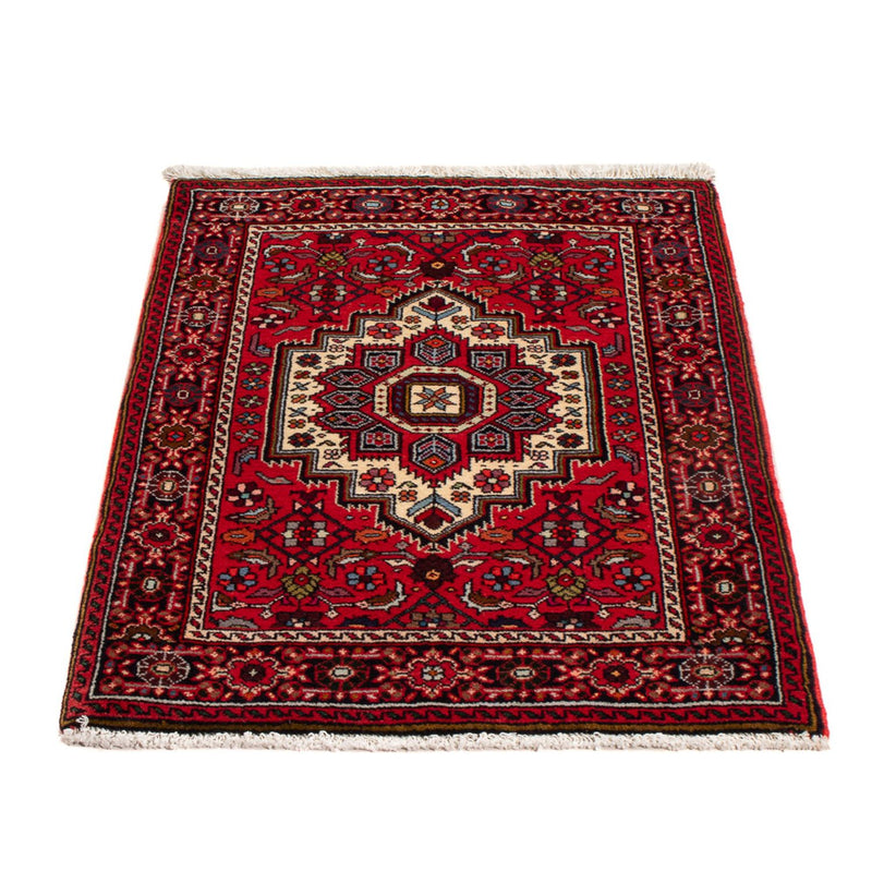 Persisk tæppe - Nomadisk - 87 x 62 cm - rød