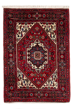 Persisk tæppe - Nomadisk - 91 x 61 cm - rød