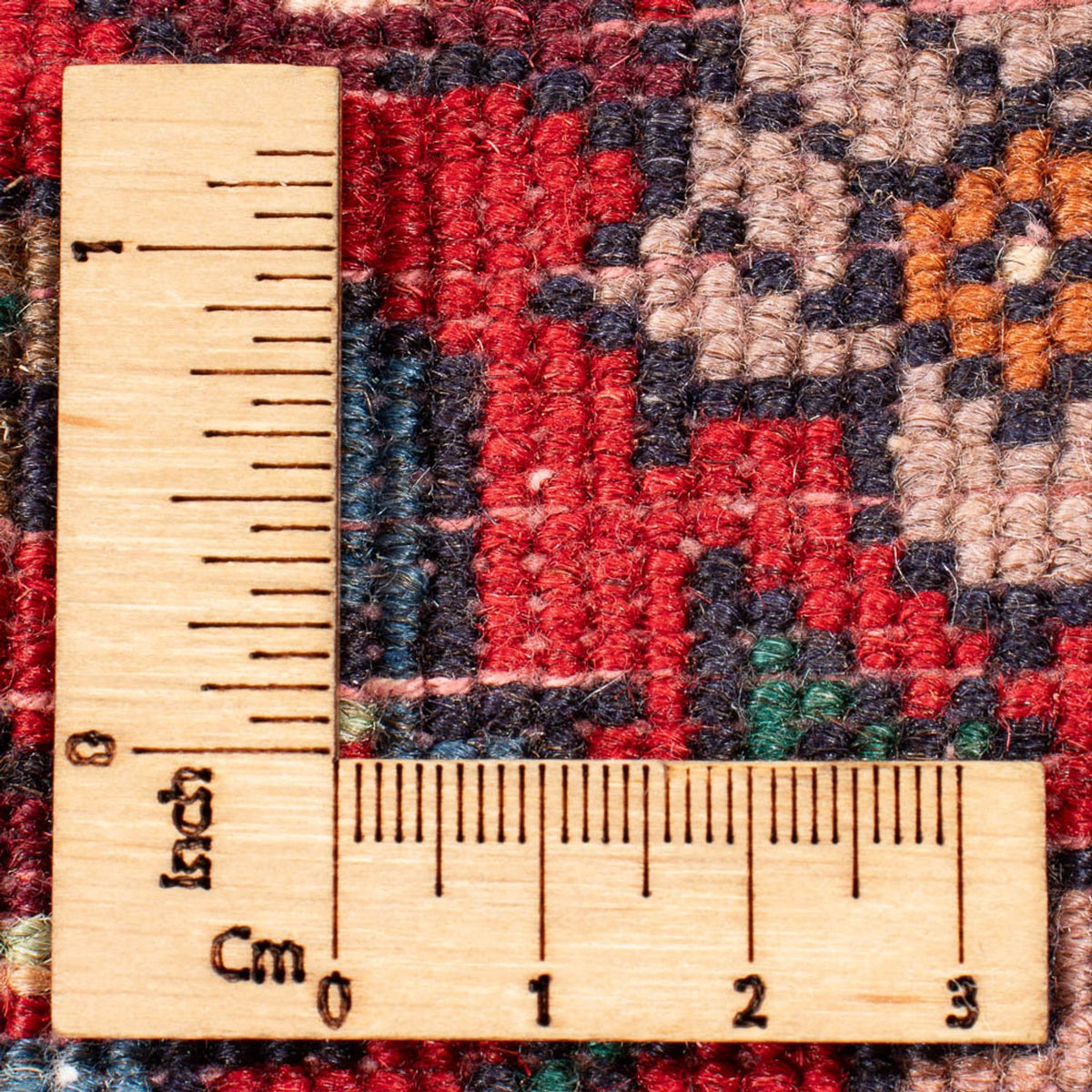 Persisk tæppe - Nomadisk - 86 x 60 cm - rød