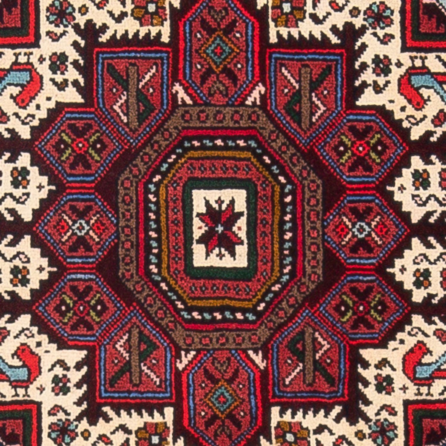 Persisk tæppe - Nomadisk - 120 x 81 cm - rød