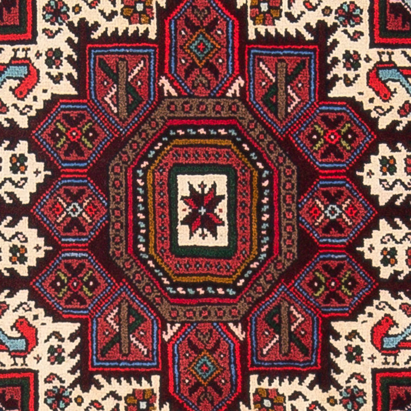 Persisk tæppe - Nomadisk - 120 x 81 cm - rød