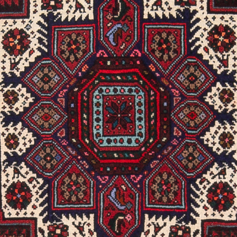 Persisk tæppe - Nomadisk - 117 x 81 cm - rød