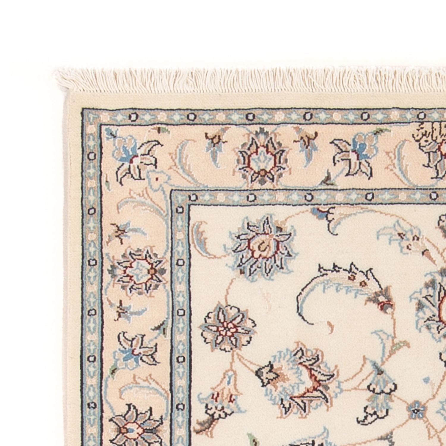 Persisk tæppe - Nain - Premium - 118 x 80 cm - creme