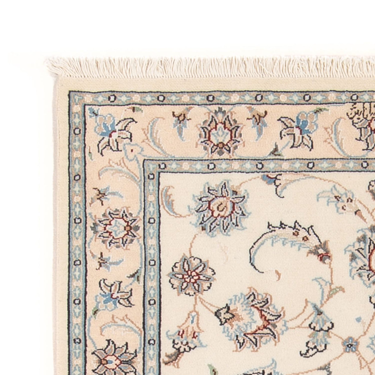 Persisk tæppe - Nain - Premium - 118 x 80 cm - creme