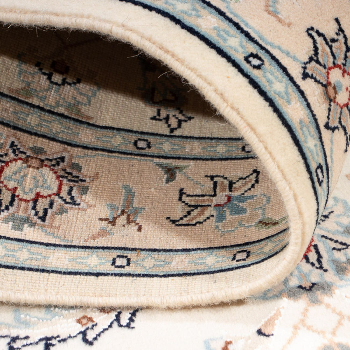 Persisk tæppe - Nain - Premium - 118 x 80 cm - creme