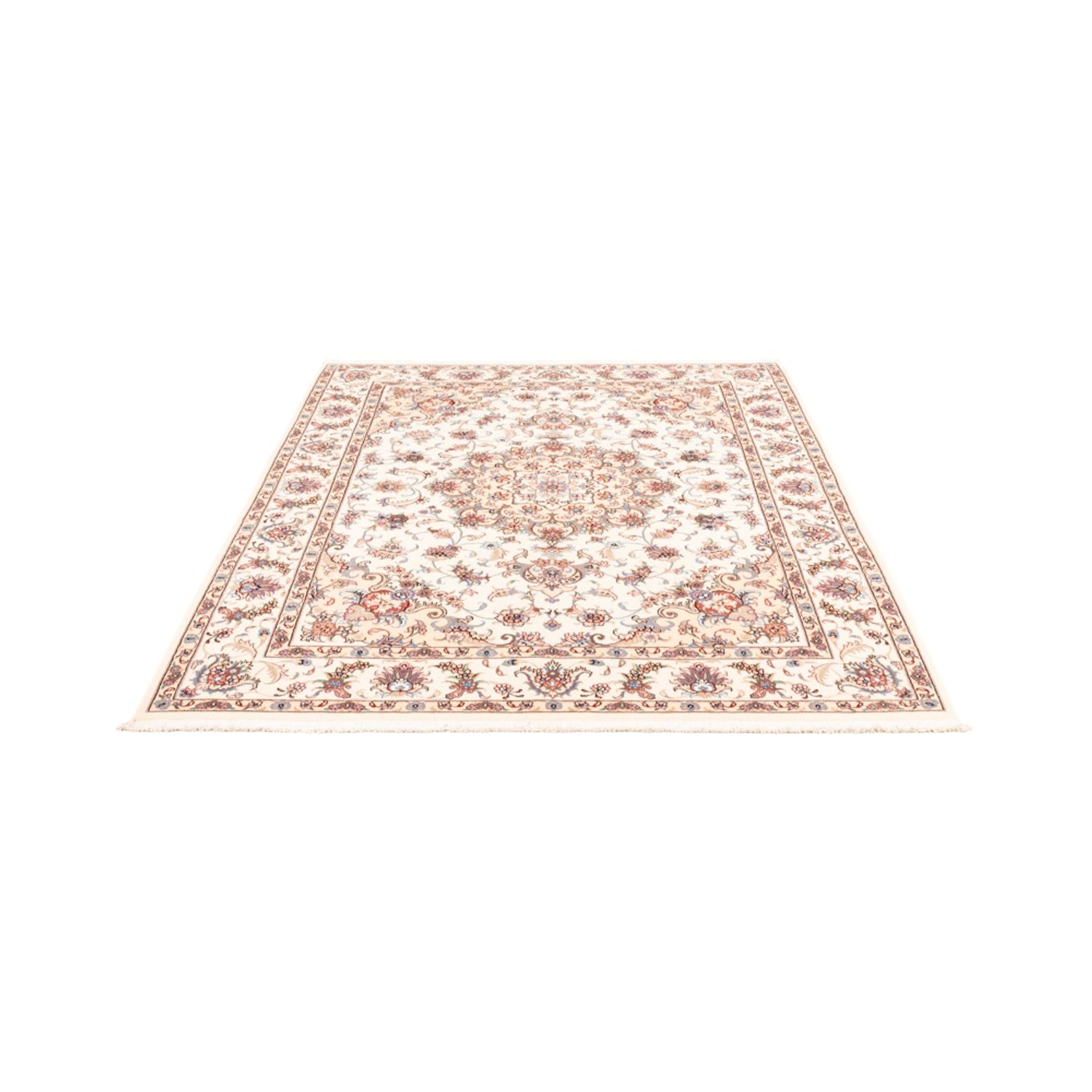Persisk tæppe - Tabriz - 196 x 153 cm - creme