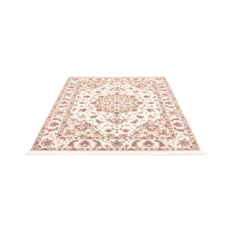 Persisk tæppe - Tabriz - 196 x 153 cm - creme