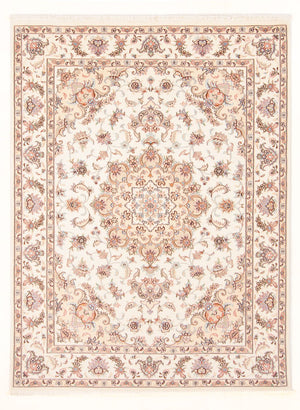 Persisk tæppe - Tabriz - Royal - 203 x 148 cm - creme