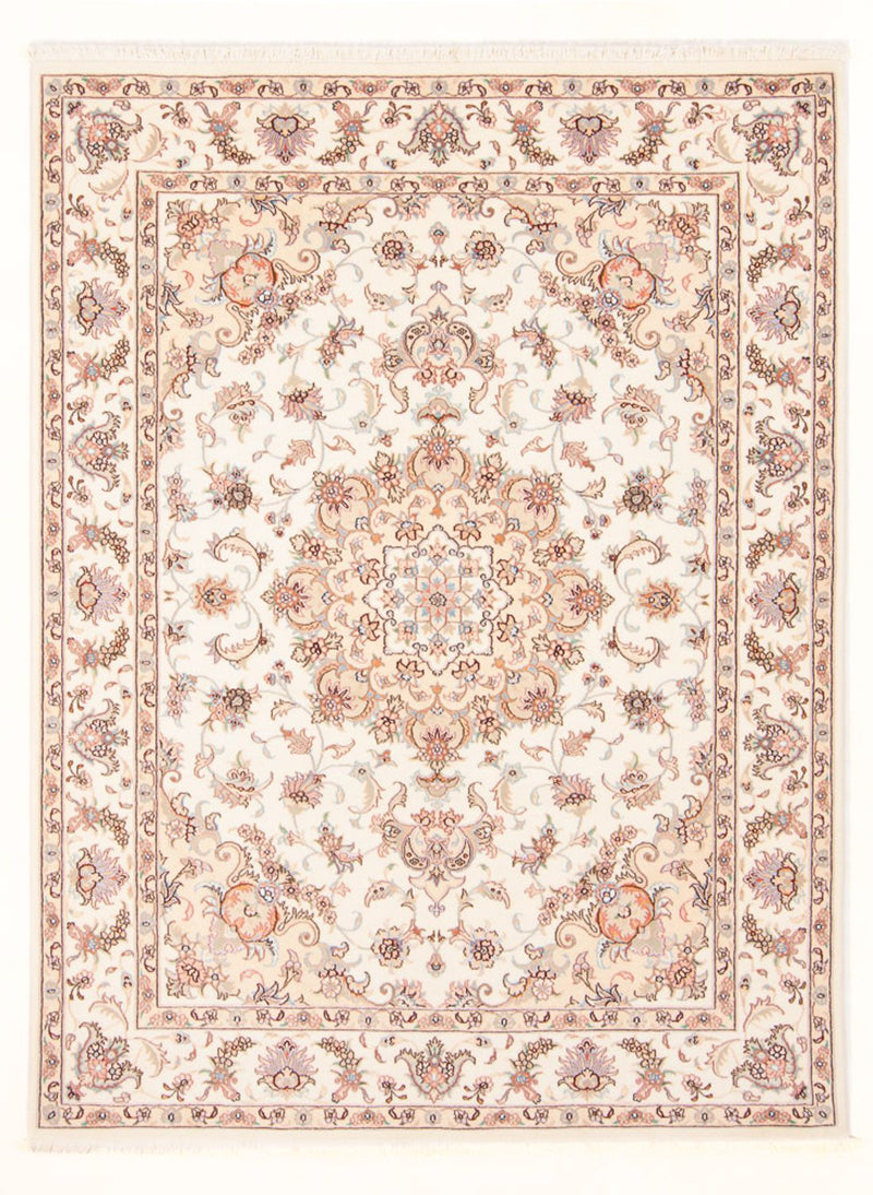 Persisk tæppe - Tabriz - Royal - 203 x 148 cm - creme