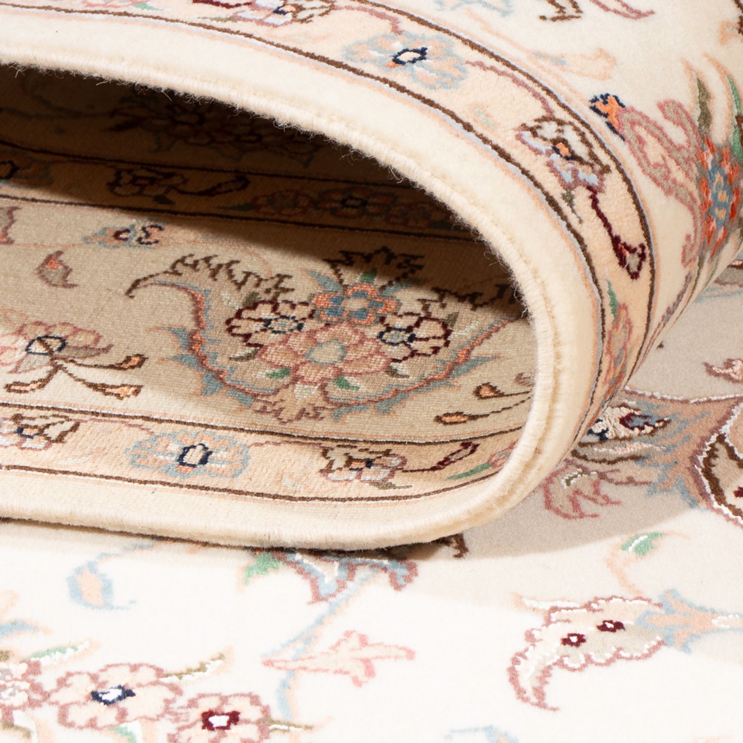 Persisk tæppe - Tabriz - Royal - 203 x 148 cm - creme