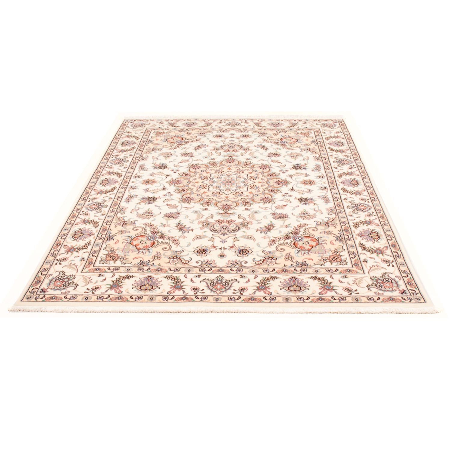 Persisk tæppe - Tabriz - Royal - 203 x 148 cm - creme