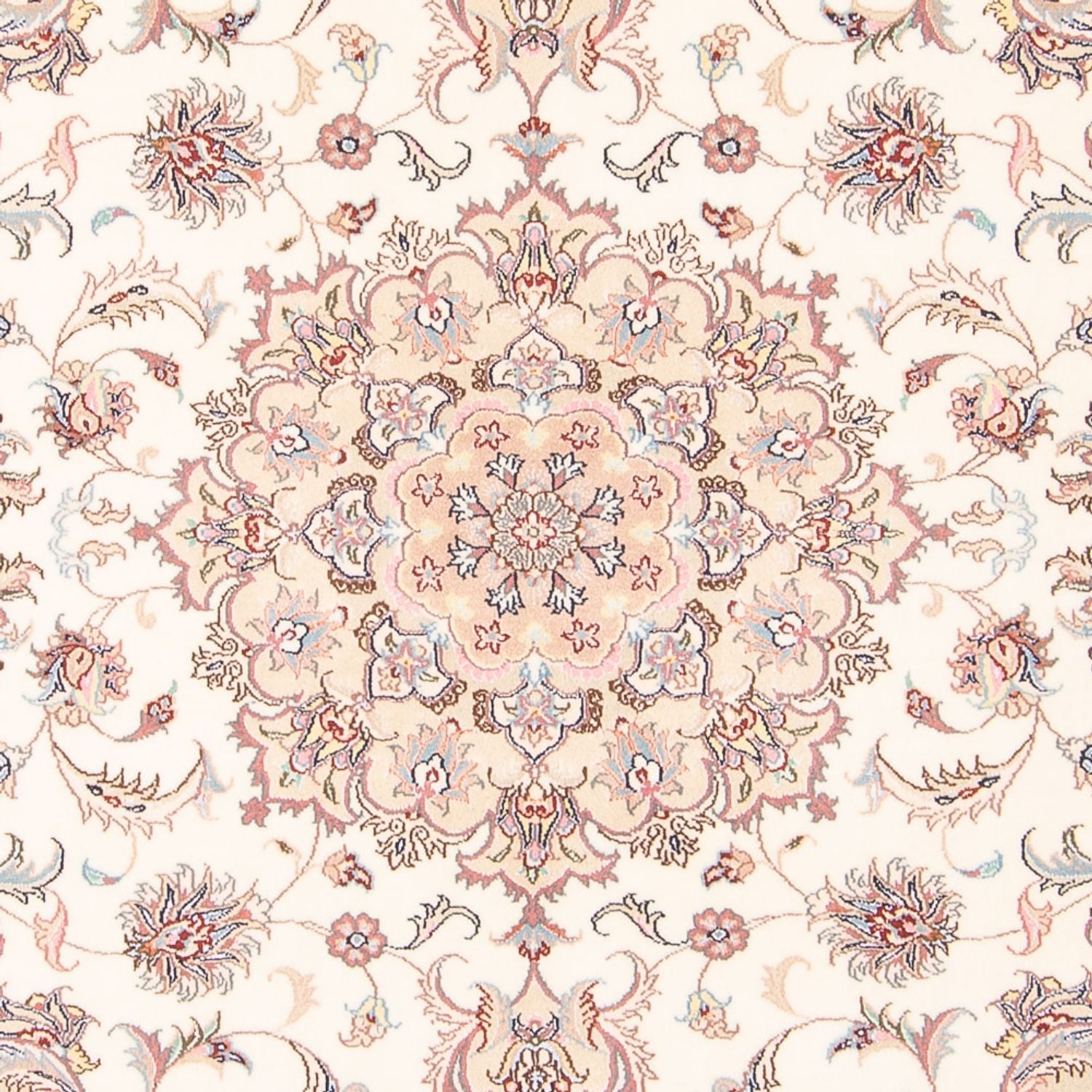 Persisk tæppe - Tabriz - Royal - 196 x 150 cm - creme