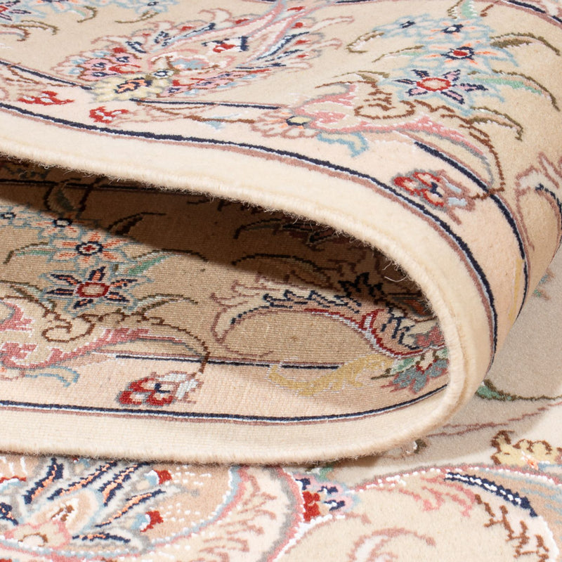 Persisk tæppe - Tabriz - Royal - 196 x 150 cm - creme