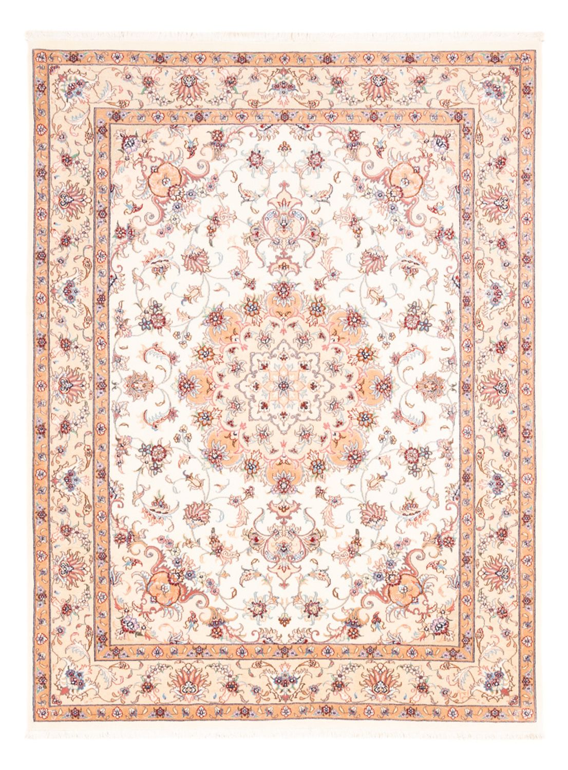 Persisk tæppe - Tabriz - 200 x 150 cm - creme