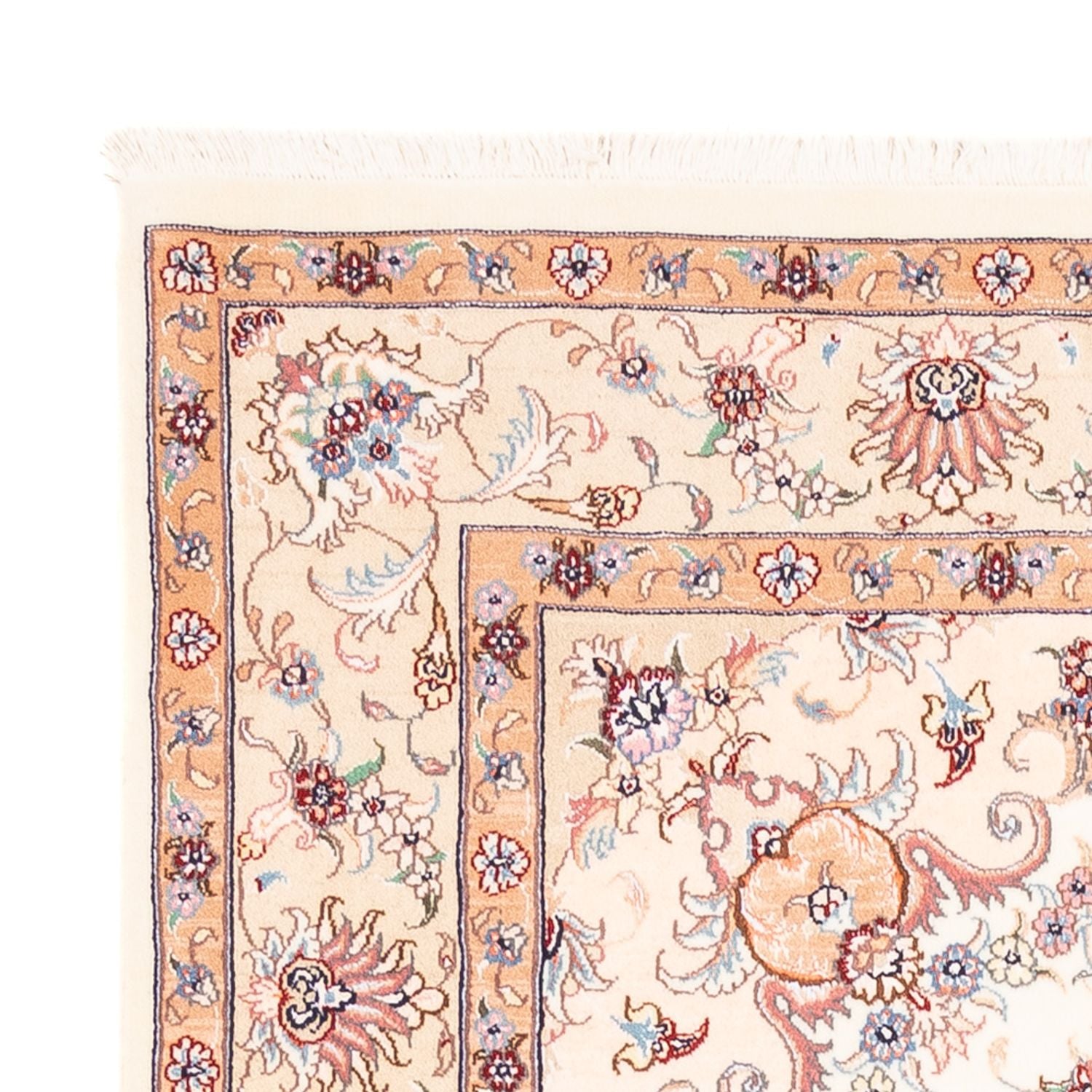 Persisk tæppe - Tabriz - 200 x 150 cm - creme