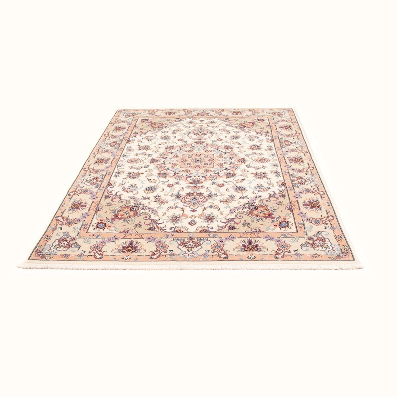 Persisk tæppe - Tabriz - Royal - 200 x 147 cm - creme