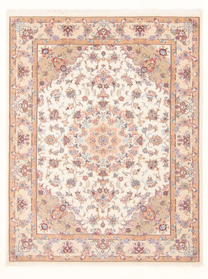Persisk tæppe - Tabriz - Royal - 195 x 147 cm - creme