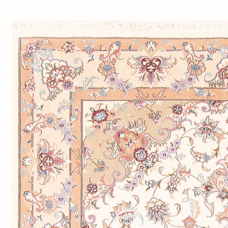 Persisk tæppe - Tabriz - Royal - 195 x 147 cm - creme