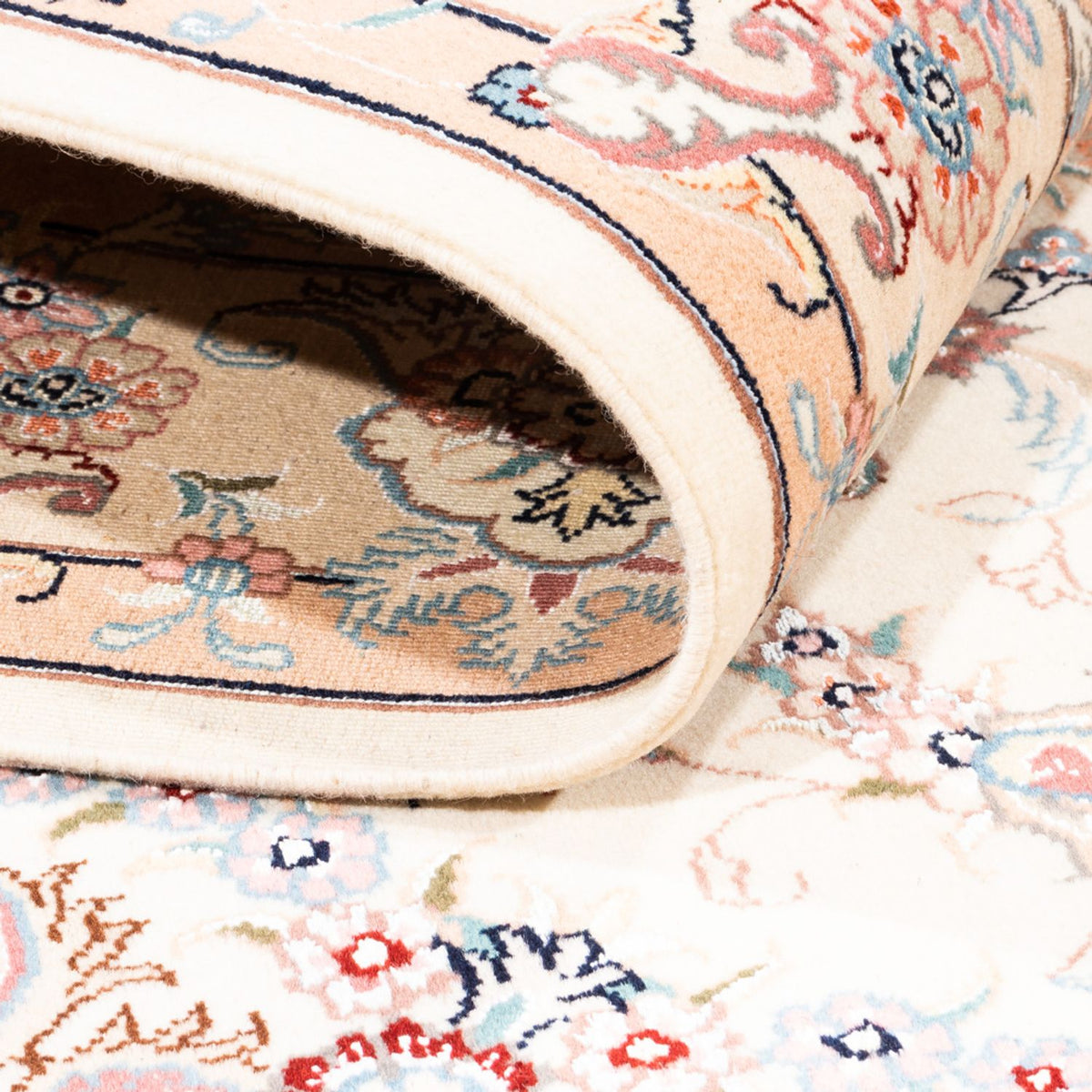 Persisk tæppe - Tabriz - 202 x 150 cm - creme