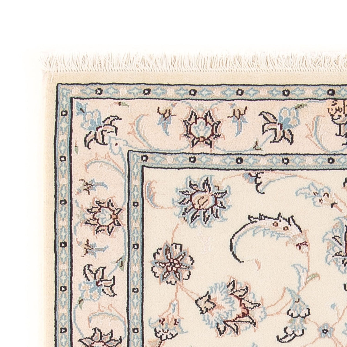 Persisk tæppe - Nain - Premium - 108 x 80 cm - creme