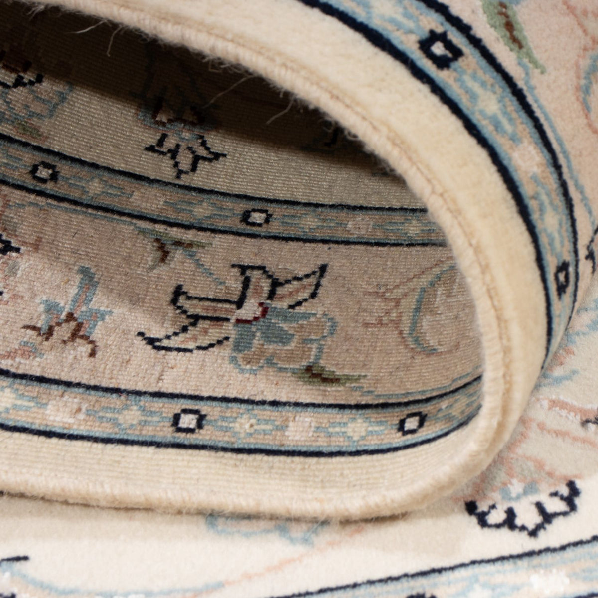 Persisk tæppe - Nain - Premium - 108 x 80 cm - creme