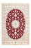 Persisk tæppe - Nain - Premium - 176 x 119 cm - rød