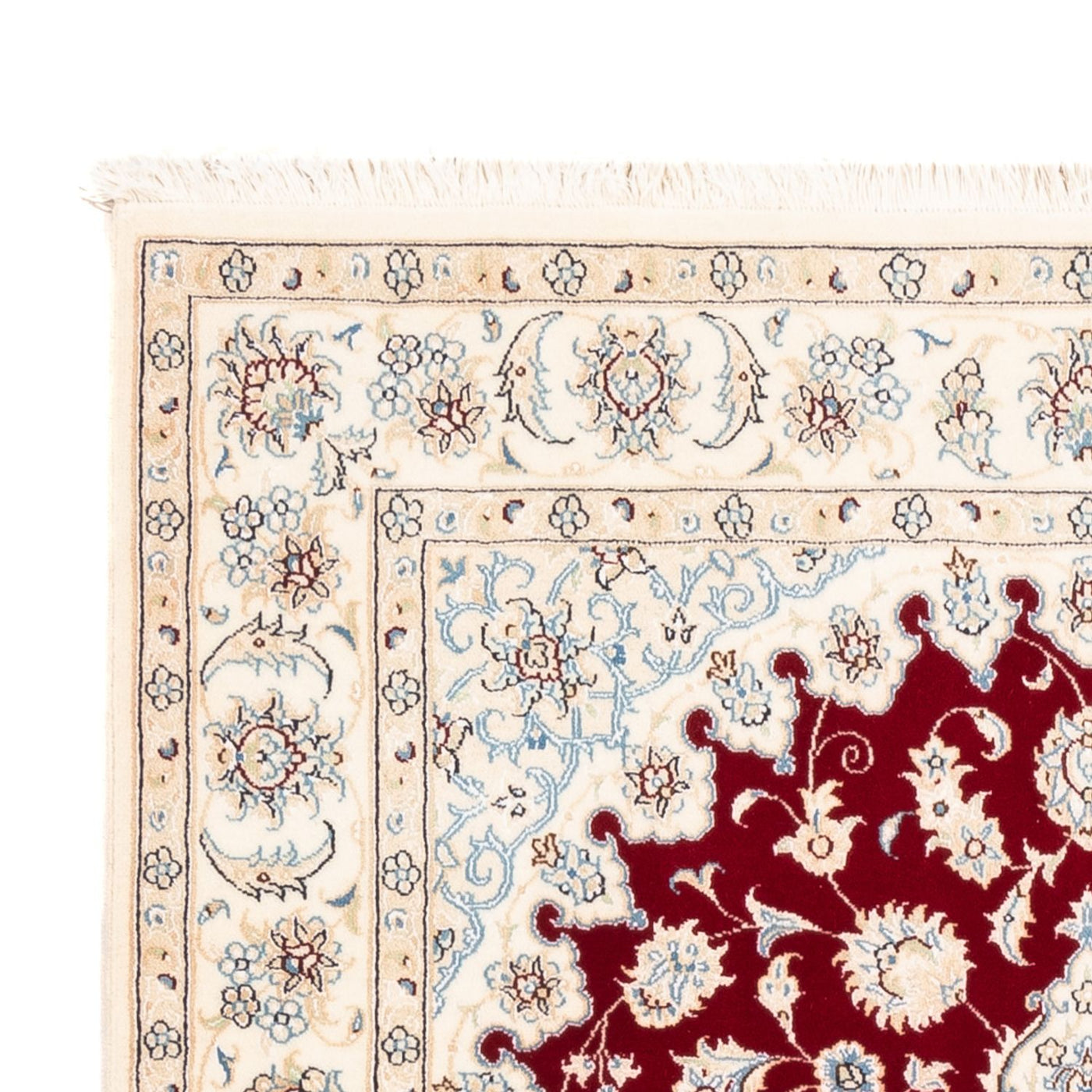 Persisk tæppe - Nain - Premium - 176 x 119 cm - rød